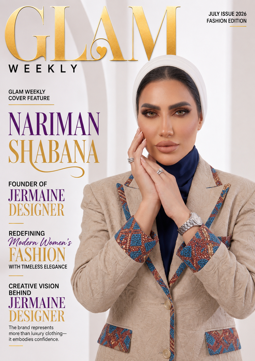 Founder & Creative Director of Jermaine Designer: How Nariman Shabana Is Redefining Modern Women’s Fashion with Timeless Elegance 